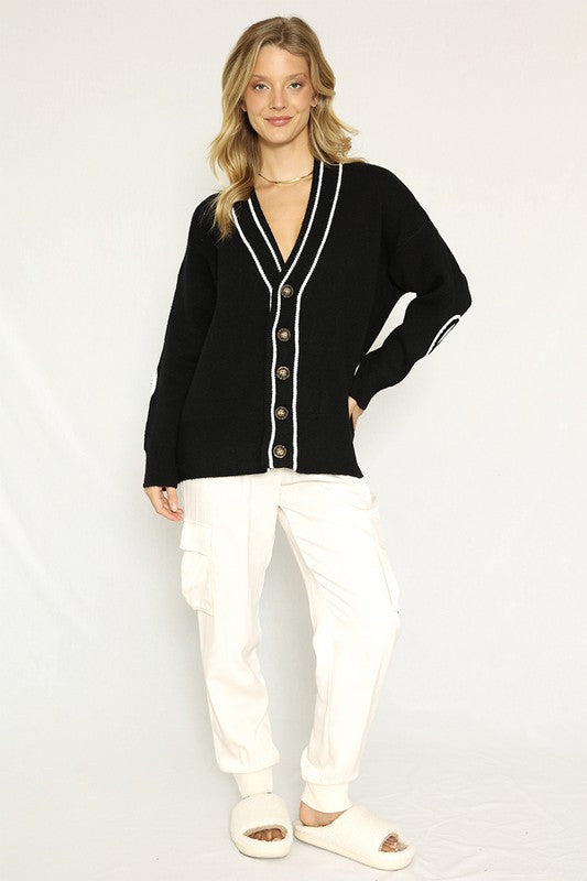 Varsity Novelty Cardigan