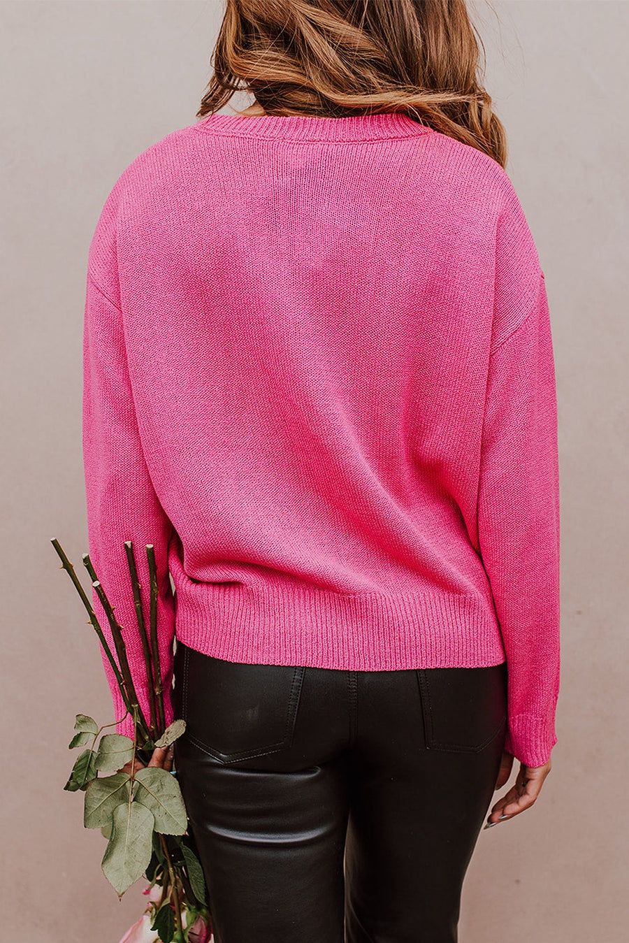 XOXO Heart Knit Sweater